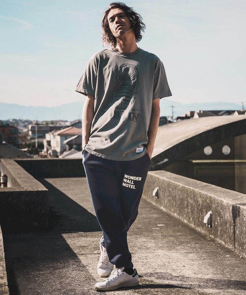 WONDER WALL MOTEL（ワンダーウォールモーテル）の「mp14453-Tapered Sweat Pants  スウェットパンツ(26SSSW03)（スウェットパンツ・メンズ・ミックスグレー/ブラック/ネイビー・XL/L/M/S）」の14枚目の写真