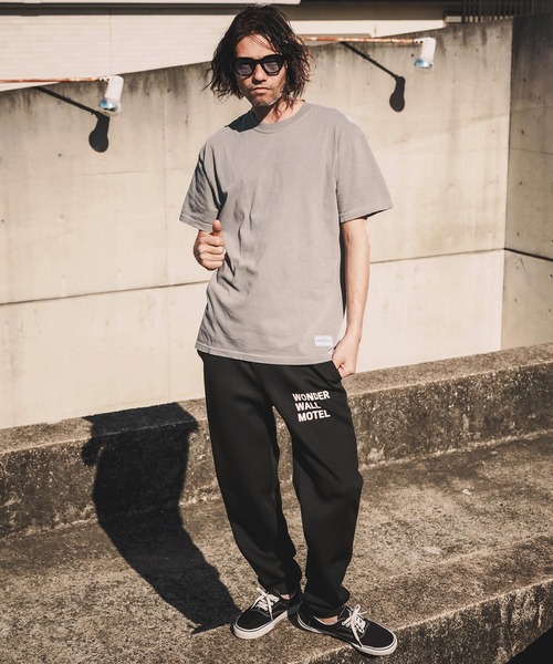 WONDER WALL MOTEL（ワンダーウォールモーテル）の「mp14453-Tapered Sweat Pants  スウェットパンツ(26SSSW03)（スウェットパンツ・メンズ・ミックスグレー/ブラック/ネイビー・XL/L/M/S）」の19枚目の写真