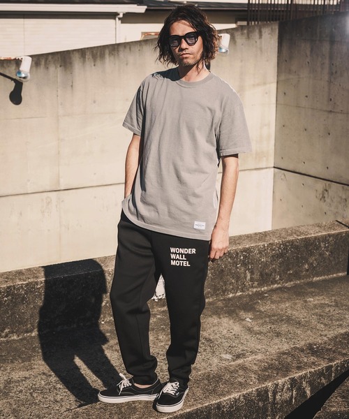WONDER WALL MOTEL（ワンダーウォールモーテル）の「mp14453-Tapered Sweat Pants  スウェットパンツ(26SSSW03)（スウェットパンツ・メンズ・ミックスグレー/ブラック/ネイビー・XL/L/M/S）」の20枚目の写真