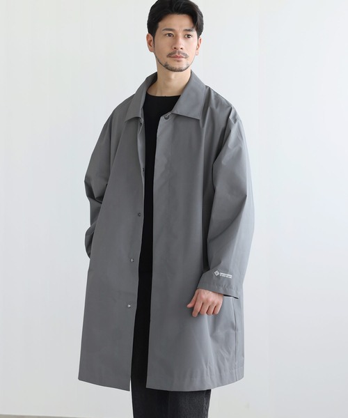 +phenix(プラスフェニックス)の「SPU別注 WINDSTOPPER(R) PRODUCTS BY GORE-TEX LABS 【防風/撥水/透湿/軽量】比翼ステンカラーコート(ステンカラーコート・メンズ・ネイビー/チャコール/ブラック・M/S/XL/L)」の19枚目の写真