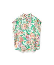 GREEN TWEED ハーフスリーブプルオーバー（シャツ/ブラウス