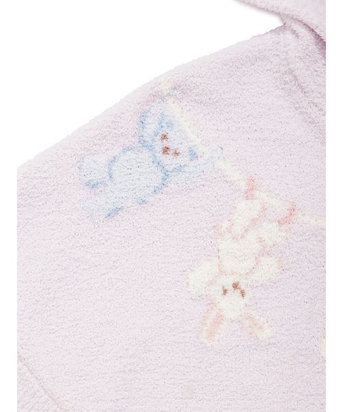 gelato pique(ジェラートピケ)の「【BABY】エアリーモコウォッシングアニマルジャガードポンチョ(その他ベビーウェア・キッズ・ラベンダー/オフホワイト・80)」の22枚目の写真