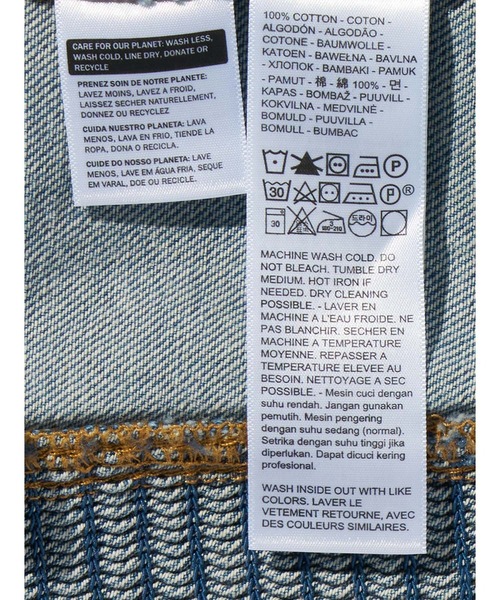 Levi's(リーバイス)の「Levi's/リーバイス デニムチューブトップ(チューブトップ・レディース・インディゴブルー・M/S/XS)」の11枚目の写真