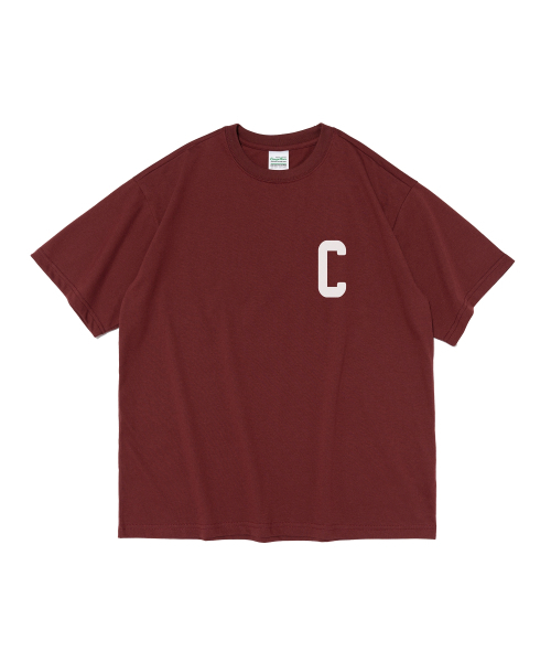 CARGOBROS(カーゴブロス)の「Cロゴ半袖Tシャツ(ワイン)(Tシャツ/カットソー・メンズ・その他・2XL/L/M/XL/S)」の1枚目の写真