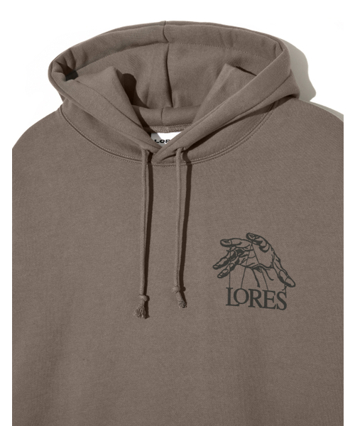 LORES(ロアス)の「Puppet Logo Pullover Hoodie - Taupe(パーカー・レディース・その他・L/XL/M)」の3枚目の写真