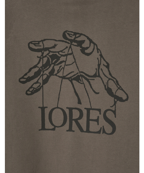 LORES(ロアス)の「Puppet Logo Pullover Hoodie - Taupe(パーカー・レディース・その他・L/XL/M)」の4枚目の写真