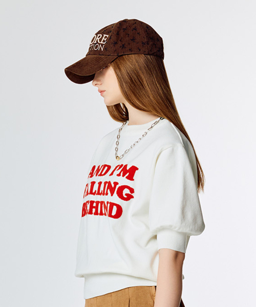 LARTIGENT(ラーティゼン)の「L15 LETTERING KNIT(WHITE)(ニット/セーター・レディース・その他・FREE)」の2枚目の写真