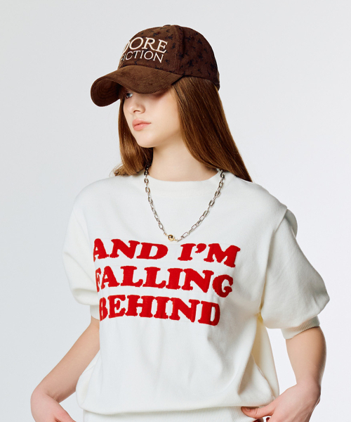 LARTIGENT(ラーティゼン)の「L15 LETTERING KNIT(WHITE)(ニット/セーター・レディース・その他・FREE)」の4枚目の写真