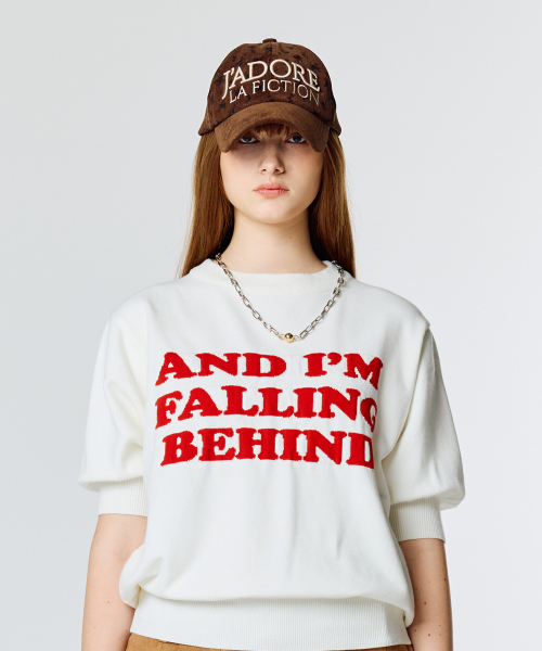 LARTIGENT(ラーティゼン)の「L15 LETTERING KNIT(WHITE)(ニット/セーター・レディース・その他・FREE)」の5枚目の写真