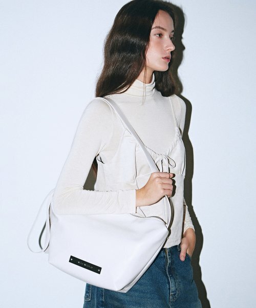 NICK&NICOLE(ニックアンドニコール)の「CRYSTAL LEATHER MULTI WAY BAG_CREAM(ショルダーバッグ・レディース・その他・ONE SIZE)」の5枚目の写真