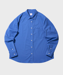 TLEYOUNG（トゥリョン）の「オールデイリンクルフリーシャツ, ブルー（シャツ/ブラウス）」