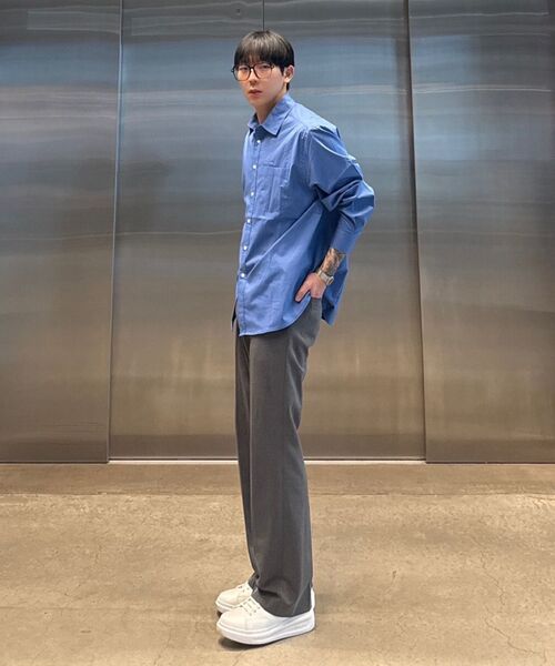TY（ティワイ）の「オールデイリンクルフリーシャツ, ブルー（シャツ/ブラウス・メンズ・その他・M/L/XL）」の21枚目の写真