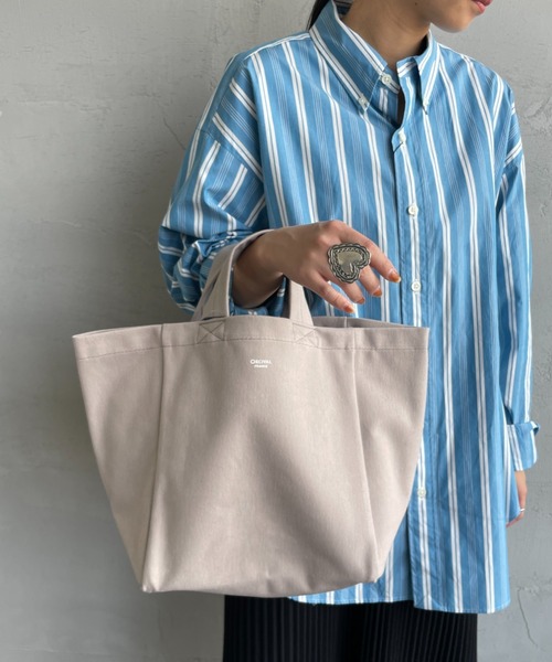 ORCIVAL/オーシバル] アクリルコットントートバッグ スモールサイズ