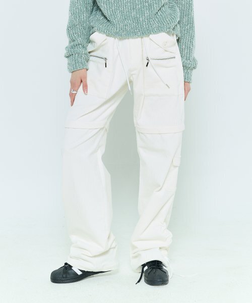 LARTIGENT(ラーティゼン)の「L6 CORDUROY POCKET PANTS(IVORY)(その他パンツ・レディース・その他・FREE)」の2枚目の写真