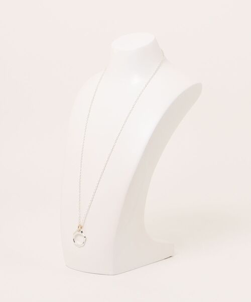 Gready Brilliant(グレディブリリアン)の「リングロングネックレス(ネックレス・レディース・シルバー・FREE)」の2枚目の写真