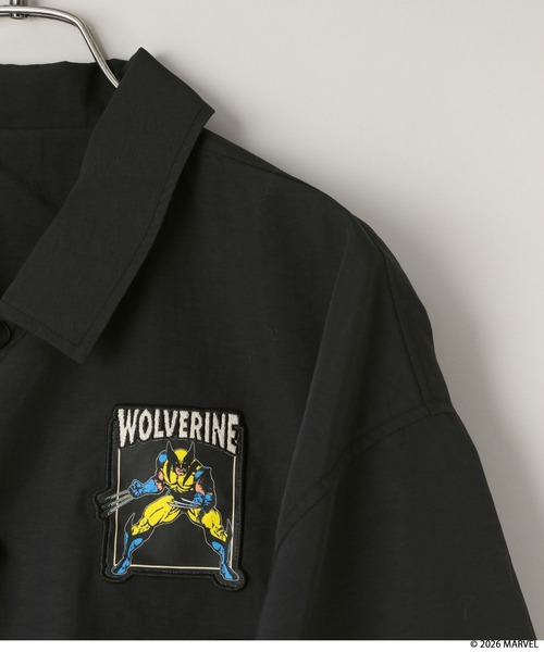 LOWRYS FARM（ローリーズファーム）の「【LFM(U)】MARVELナイロンコーチジャケット　640215（ブルゾン・メンズ・ブラック・LARGE/MEDIUM）」の11枚目の写真