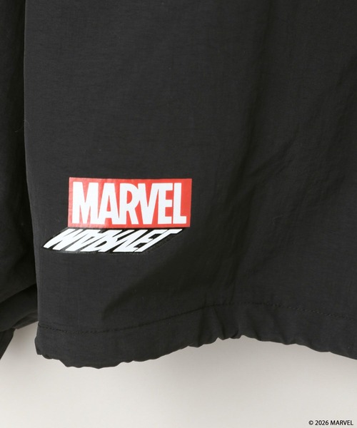 LOWRYS FARM（ローリーズファーム）の「【LFM(U)】MARVELナイロンコーチジャケット　640215（ブルゾン・メンズ・ブラック・LARGE/MEDIUM）」の12枚目の写真