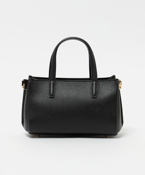 MILOS(ミロス)の「<MILOS>ボックス バッグ(ショルダーバッグ・レディース・ブラック/ダークブラウン・FREE)」の2枚目の写真