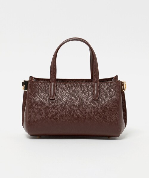 MILOS(ミロス)の「<MILOS>ボックス バッグ(ショルダーバッグ・レディース・ブラック/ダークブラウン・FREE)」の20枚目の写真