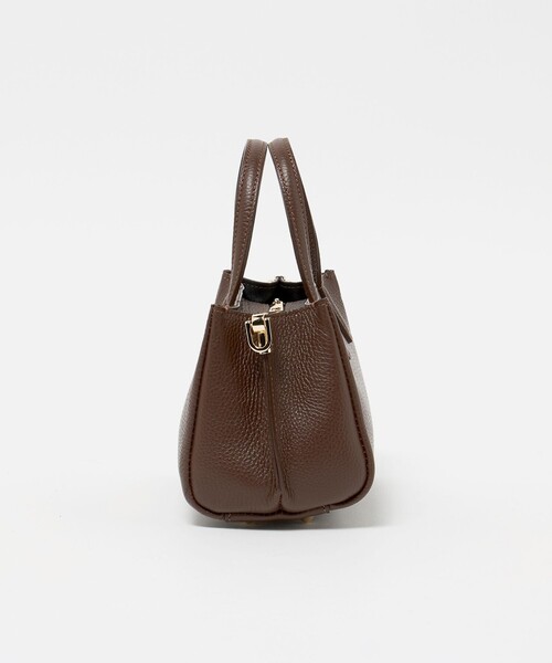 MILOS(ミロス)の「<MILOS>ボックス バッグ(ショルダーバッグ・レディース・ブラック/ダークブラウン・FREE)」の22枚目の写真