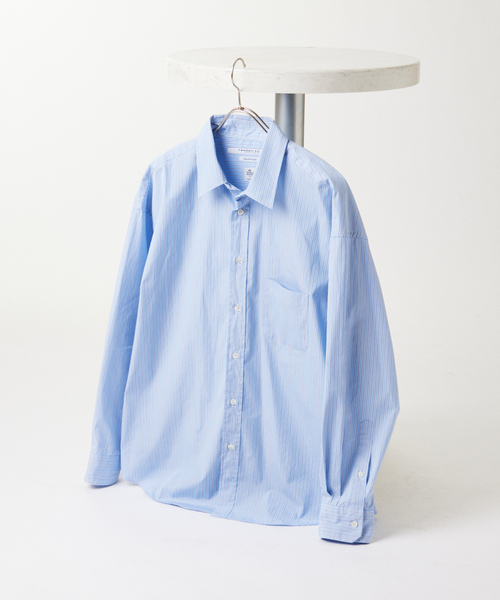 JOURNAL STANDARD(ジャーナルスタンダード)の「THOMAS MASON / トーマスメイソン ファット レギュラー シャツ(シャツ/ブラウス・メンズ・サックスブルー/ネイビー/コバルトブルー/ブルー系その他/ピンク・SMALL/MEDIUM/LARGE)」の3枚目の写真