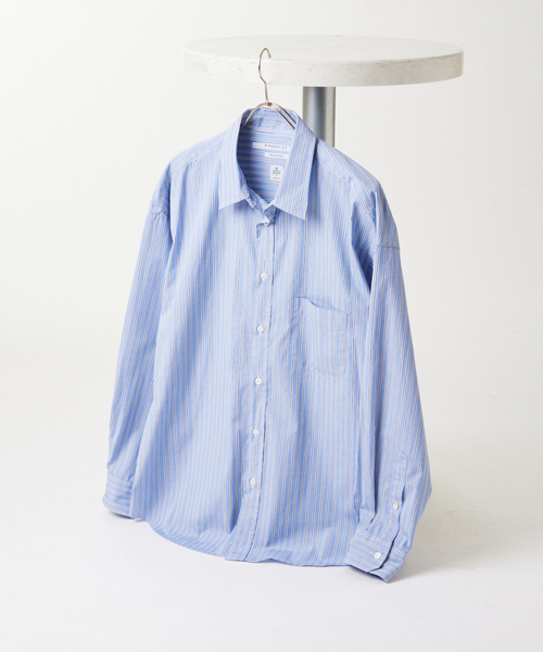 JOURNAL STANDARD(ジャーナルスタンダード)の「THOMAS MASON / トーマスメイソン ファット レギュラー シャツ(シャツ/ブラウス・メンズ・サックスブルー/ネイビー/コバルトブルー/ブルー系その他/ピンク・SMALL/MEDIUM/LARGE)」の4枚目の写真