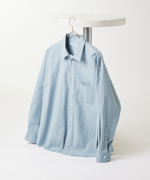 JOURNAL STANDARD(ジャーナルスタンダード)の「THOMAS MASON / トーマスメイソン ファット レギュラー シャツ(シャツ/ブラウス・メンズ・サックスブルー/ネイビー/コバルトブルー/ブルー系その他/ピンク・SMALL/MEDIUM/LARGE)」の2枚目の写真