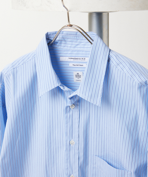 JOURNAL STANDARD(ジャーナルスタンダード)の「THOMAS MASON / トーマスメイソン ファット レギュラー シャツ(シャツ/ブラウス・メンズ・サックスブルー/ネイビー/コバルトブルー/ブルー系その他/ピンク・SMALL/MEDIUM/LARGE)」の6枚目の写真