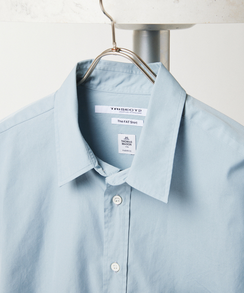 JOURNAL STANDARD(ジャーナルスタンダード)の「THOMAS MASON / トーマスメイソン ファット レギュラー シャツ(シャツ/ブラウス・メンズ・サックスブルー/ネイビー/コバルトブルー/ブルー系その他/ピンク・SMALL/MEDIUM/LARGE)」の8枚目の写真
