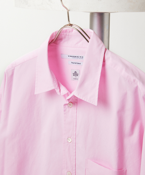 JOURNAL STANDARD(ジャーナルスタンダード)の「THOMAS MASON / トーマスメイソン ファット レギュラー シャツ(シャツ/ブラウス・メンズ・サックスブルー/ネイビー/コバルトブルー/ブルー系その他/ピンク・SMALL/MEDIUM/LARGE)」の10枚目の写真