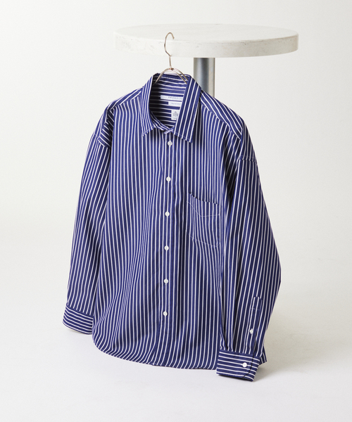 JOURNAL STANDARD(ジャーナルスタンダード)の「THOMAS MASON / トーマスメイソン ファット レギュラー シャツ(シャツ/ブラウス・メンズ・サックスブルー/ネイビー/コバルトブルー/ブルー系その他/ピンク・SMALL/MEDIUM/LARGE)」の11枚目の写真