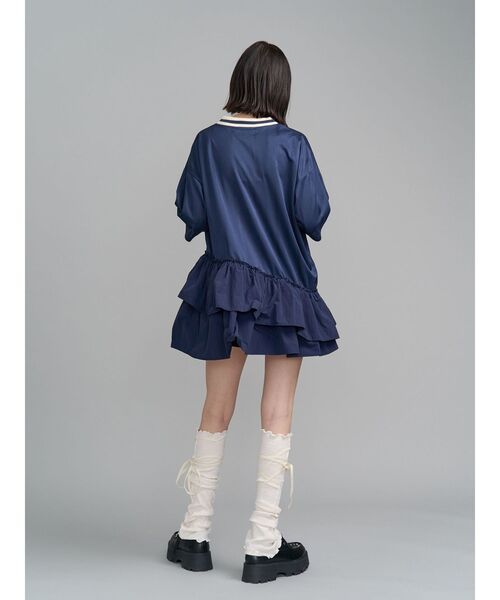 jouetie（ジュエティ）の「【LONSDALE×jouetie】ユニフォームワンピース（ワンピース・レディース・ブラック/アイボリー/ネイビー・MEDIUM）」の10枚目の写真