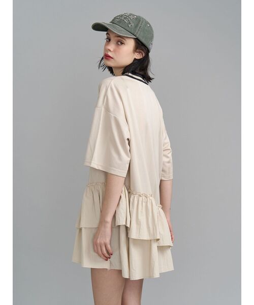 jouetie（ジュエティ）の「【LONSDALE×jouetie】ユニフォームワンピース（ワンピース・レディース・ブラック/アイボリー/ネイビー・MEDIUM）」の19枚目の写真