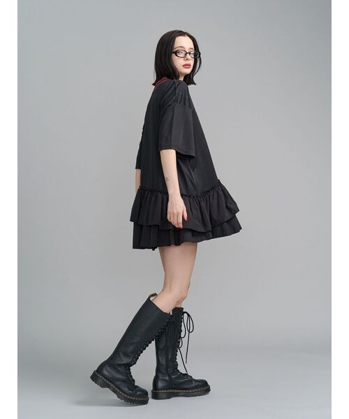 jouetie（ジュエティ）の「【LONSDALE×jouetie】ユニフォームワンピース（ワンピース・レディース・ブラック/アイボリー/ネイビー・MEDIUM）」の15枚目の写真