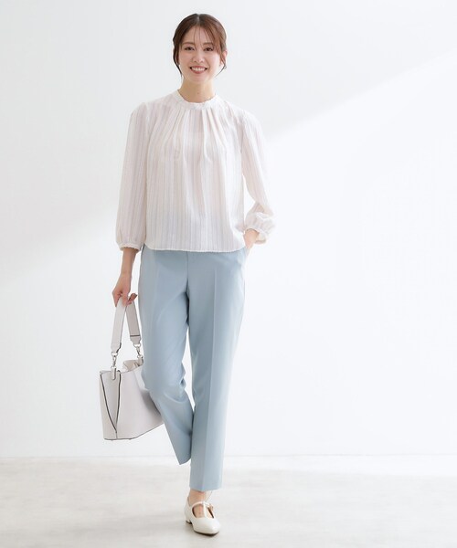 Reflect(リフレクト)の「【私のパンツ】ベーシックテーパードパンツ(その他パンツ・レディース・サックスブルー/ナチュラル/ネイビー・11/09/07/05/17/15 /13)」の8枚目の写真
