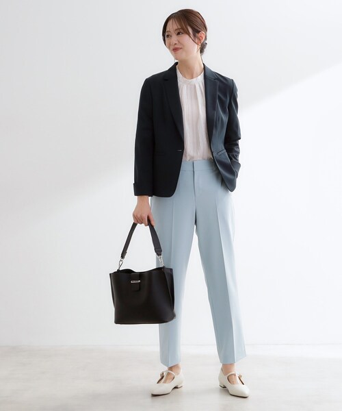 Reflect(リフレクト)の「【私のパンツ】ベーシックテーパードパンツ(その他パンツ・レディース・サックスブルー/ナチュラル/ネイビー・11/09/07/05/17/15 /13)」の9枚目の写真