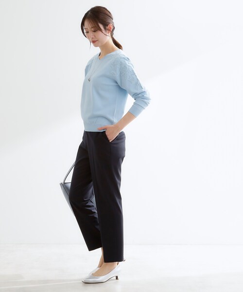 Reflect(リフレクト)の「【私のパンツ】ベーシックテーパードパンツ(その他パンツ・レディース・サックスブルー/ナチュラル/ネイビー・11/09/07/05/17/15 /13)」の13枚目の写真