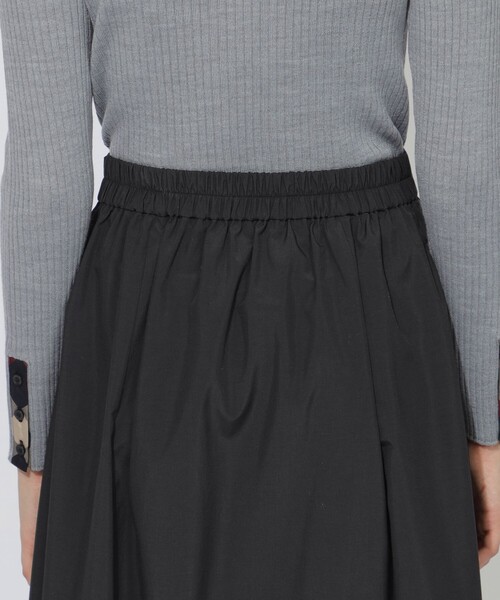 CB CRESTBRIDGE（シービークレストブリッジ）の「パーシャルチェックタイプライタースカート（スカート・レディース・ベージュ系その他/ブラック・S/M）」の7枚目の写真