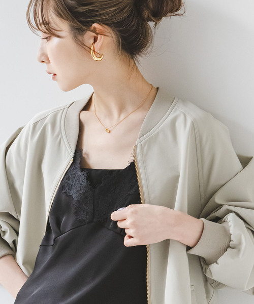 in mood(インムード)の「in mood/インムード CRESCENT pierce(ピアス(両耳用)・レディース・シルバー/ゴールド・FREE)」の5枚目の写真