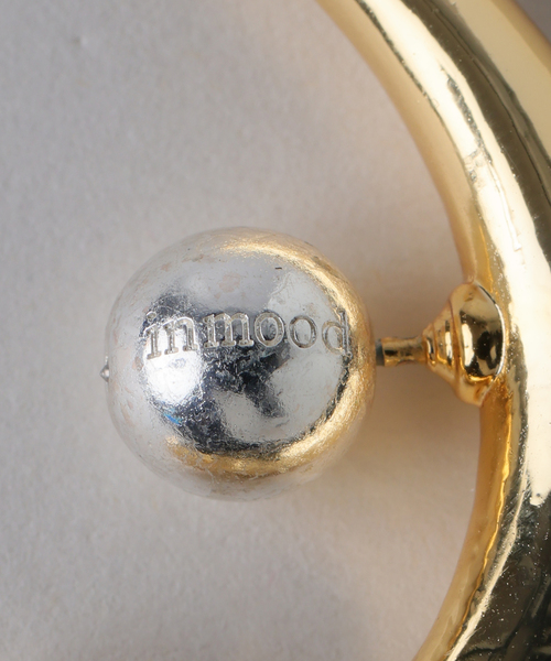 in mood(インムード)の「in mood/インムード CRESCENT pierce(ピアス(両耳用)・レディース・シルバー/ゴールド・FREE)」の9枚目の写真