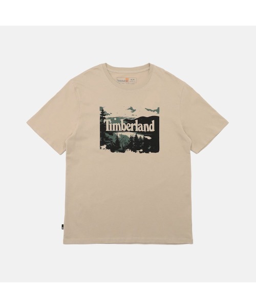 Timberland(ティンバーランド)の「ランドスケープ グラフィック 半袖 Tシャツ メンズ(Tシャツ/カットソー・メンズ・ベージュ・LARGE/MEDIUM/SMALL/X-LARGE/XX-LARGE)」の1枚目の写真