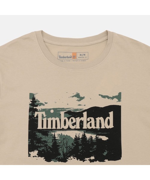 Timberland(ティンバーランド)の「ランドスケープ グラフィック 半袖 Tシャツ メンズ(Tシャツ/カットソー・メンズ・ベージュ・LARGE/MEDIUM/SMALL/X-LARGE/XX-LARGE)」の3枚目の写真