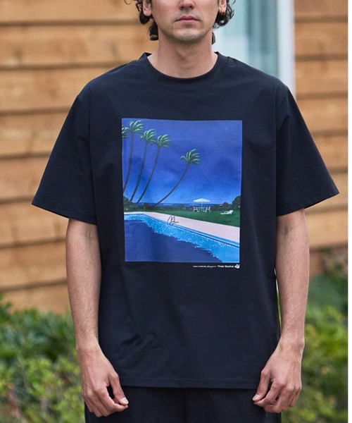 セール】THREE WEATHER/スリーウェザー【永井博コラボ】半袖 Tシャツ