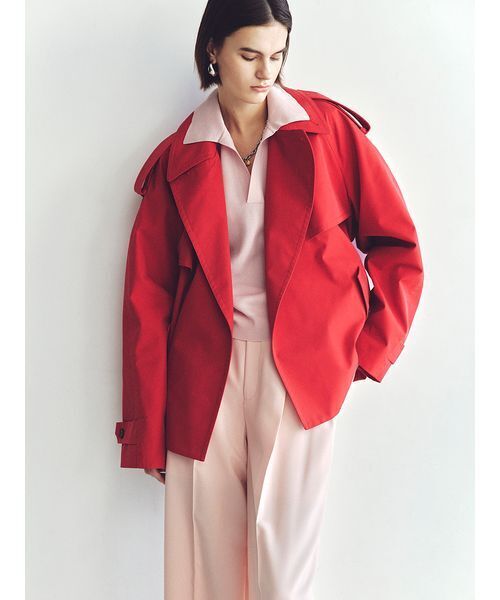 Mila Owen（ミラオーウェン）の「センタープレスイージーパンツ（その他パンツ・レディース・アイボリー/チャコールグレー/モカ/ピンク・00/1/0）」の6枚目の写真