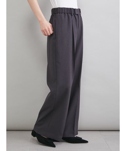 Mila Owen（ミラオーウェン）の「センタープレスイージーパンツ（その他パンツ・レディース・アイボリー/チャコールグレー/モカ/ピンク・00/1/0）」の8枚目の写真