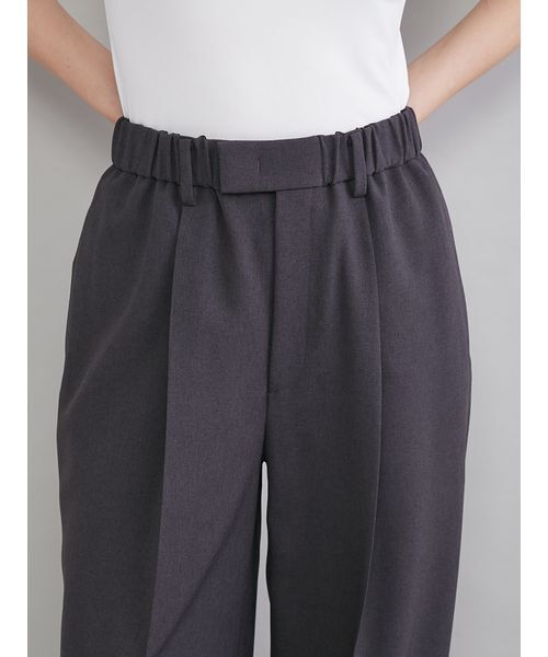 Mila Owen（ミラオーウェン）の「センタープレスイージーパンツ（その他パンツ・レディース・アイボリー/チャコールグレー/モカ/ピンク・00/1/0）」の10枚目の写真