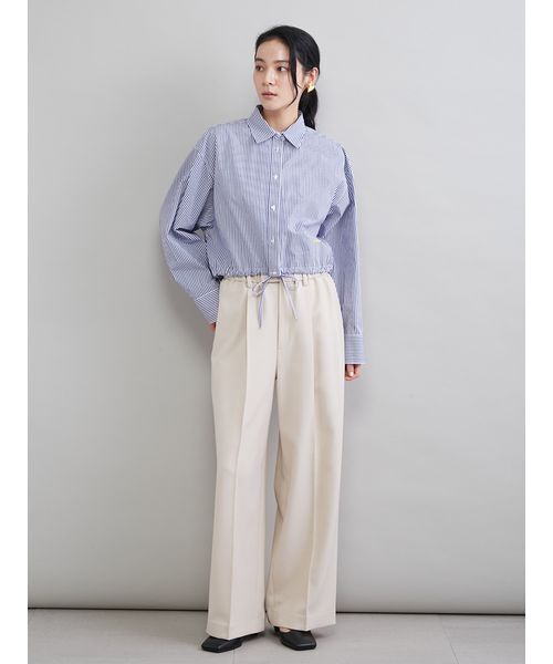 Mila Owen（ミラオーウェン）の「センタープレスイージーパンツ（その他パンツ・レディース・アイボリー/チャコールグレー/モカ/ピンク・00/1/0）」の20枚目の写真