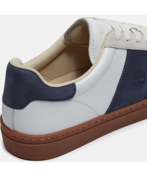 Timberland（ティンバーランド）の「リスボン ストリート スニーカー メンズ（スニーカー・メンズ・ホワイト×ネイビー・25.0cm/25.5cm/26.0cm/26.5cm/27.0cm/27.5cm/28.0cm/28.5cm/29.0cm/30.0cm）」の8枚目の写真