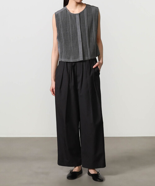 nicholson&nicholson（ニコルソンアンドニコルソン）の「nicholson & nicholson | 〈別注〉ワイドドローコードパンツ WOMEN（その他パンツ・レディース・オリーブ/ネイビー・38）」の13枚目の写真