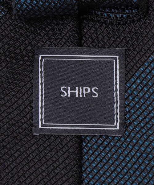 SHIPS(シップス)の「SHIPS: シルク ラージ バスケット ワイド ストライプ ネクタイ(ネクタイ・メンズ・ネイビー/オリーブ・1)」の10枚目の写真
